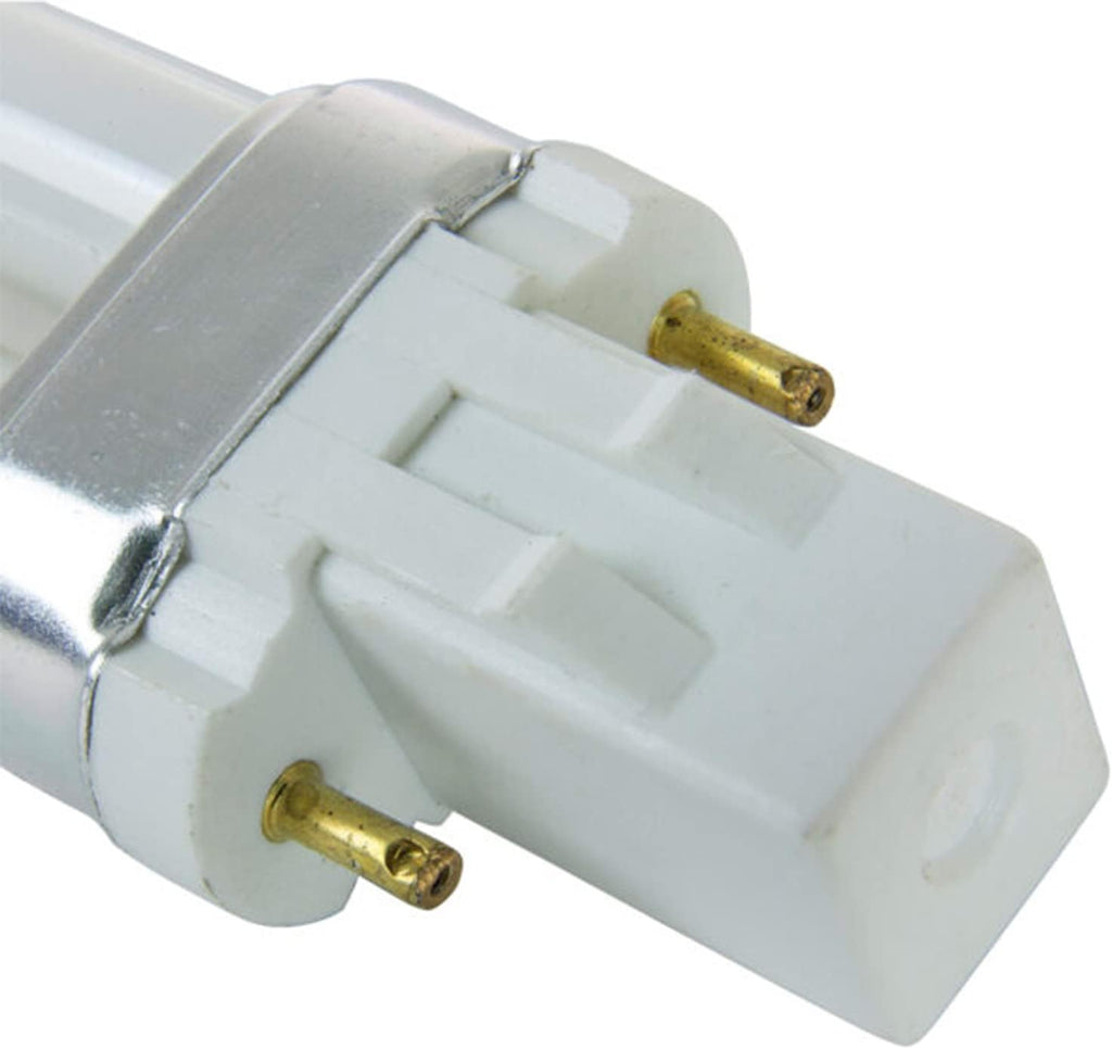 Compact Fluorescent Single U-Shaped Twin Tube Light Bulb, 13 Watts, 120 Volts, 720 Lumens, 2-Pin GX23