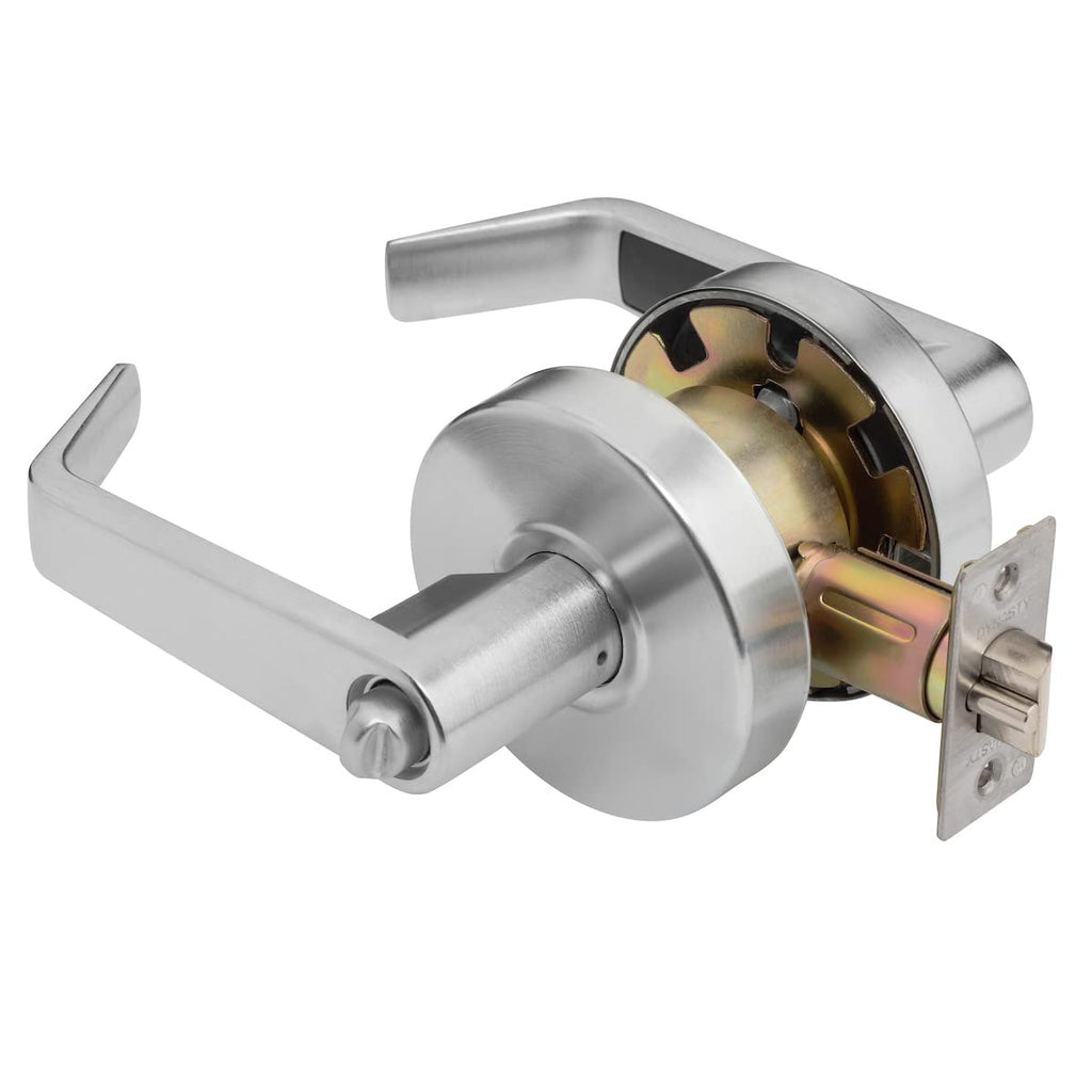 Augusta Office/Entry Lever Lockset, ADA, Grade 2, Satin Chrome