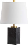 Safavieh Lighting Collection Judson Black Marble Finish 21-inch Bedroom Living Room Home Office Desk