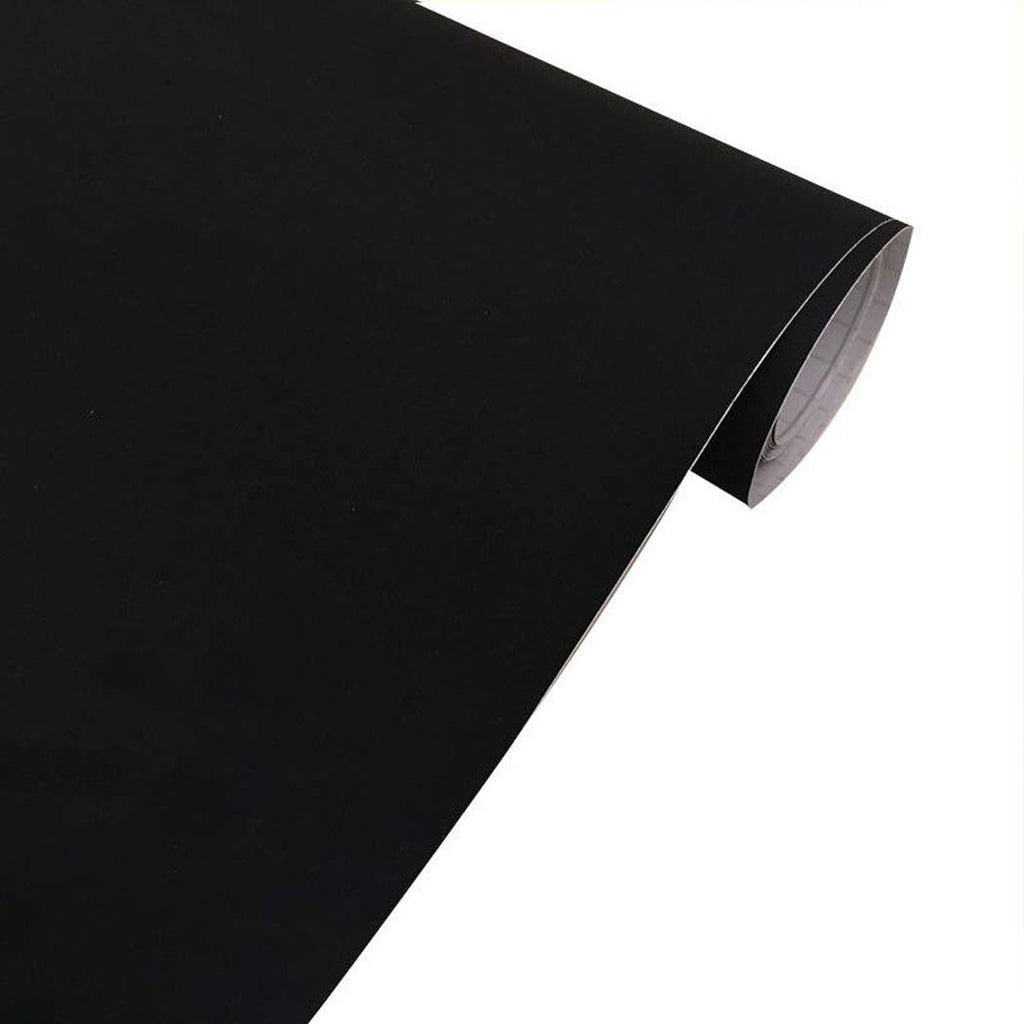 Self Adhesive Velvet Flock Backing Paper Liner for Jewelry Drawer Craft Fabric Peel and Stick Black, Soft Velvet