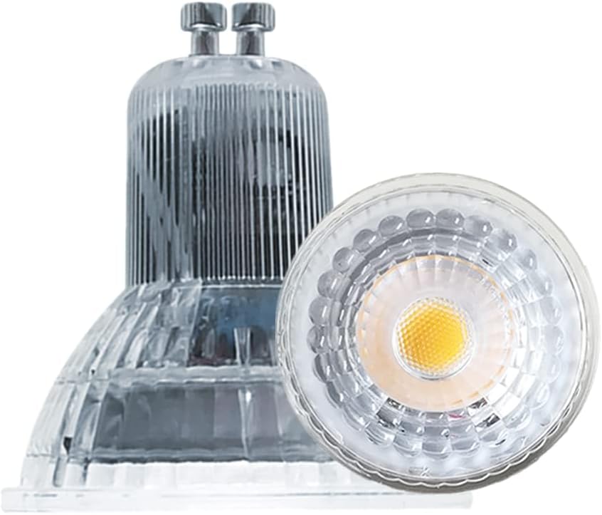 GU10 LED Light Bulb 5W Soft Warm White 3000K 400LM AC 85-265V NO Flicker Imitation Glass Cover 120 Degrees Wide Angle