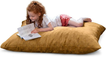 3.5 Ft Pillow Saxx Kids Bean Bag, Camel