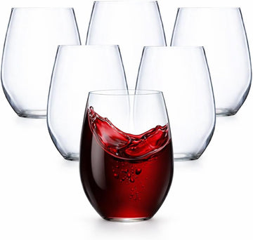 40 Pack 12 Ounce Stemless Unbreakable Plastic Wine Glasses (12 Ounces)