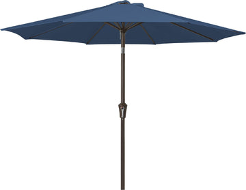9FT Outdoor Patio Umbrella, Market Umbrella, Blue