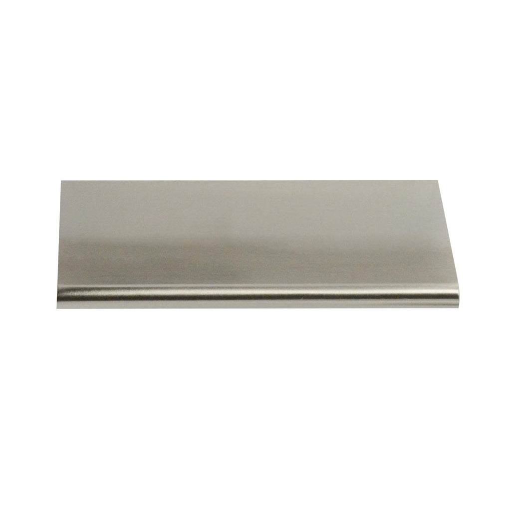 #3306-3 in. Brand Back Mount Finger Edge Pull, Brushed Nickel