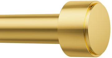 Curtain Rods for Windows 32-144 Inch, 1 Inch Adjustable Gold Curtain Rod Set with Brackets, Easy Install