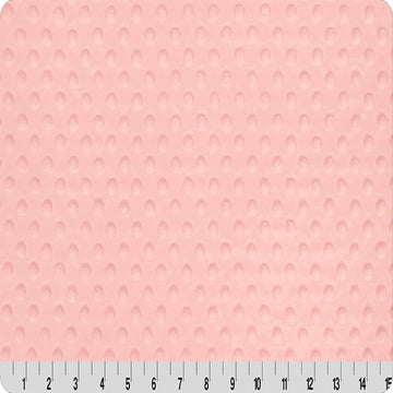 Textiles 1 Yard Bolt Baby Pink Cuddle Minky Dimple Dot Fabric