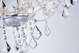 5 Light Crystal Maria Theresa Chandelier, Modern K9 Crystal Chandelier Lighting,Crystal Pendant Lighting Fixture for Dining Room,Bedroom,Living Room,H22 x W20 with Adjustable Chain A100-B07Y2VCWKN