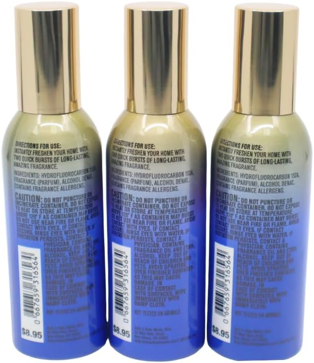 Concentrated Room Spray Gift Set with a Blue Bow for Holiday 1.5 oz - Pack of 3