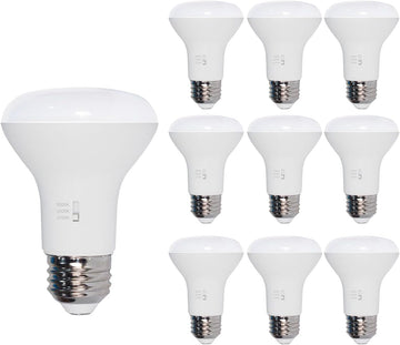 3CCT BR20 LED Bulb Dimmable 8w (60w Equivalent) 5000k Daylight Glow 2700K Warm White 4000K Cool White CRI90+