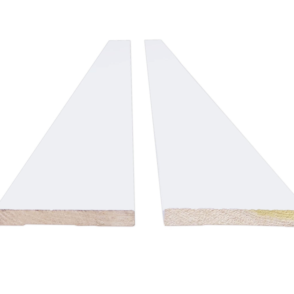 3-1/4" Baseboard Moulding, Primed Fingerjoint Poplar, Modern Craftsman Style, 1/2" x 3-1/4" x 94", 4709