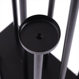 Tall Floor Candle Holders for 9 Arm Candlesticks, Metal Iron Black Candelabrallar Tealight Candles on Party Reception