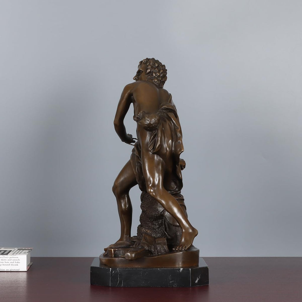 Bronze David Statue by Italian Sculptor Bernini Replica Sculpture Collectible Figurine Art