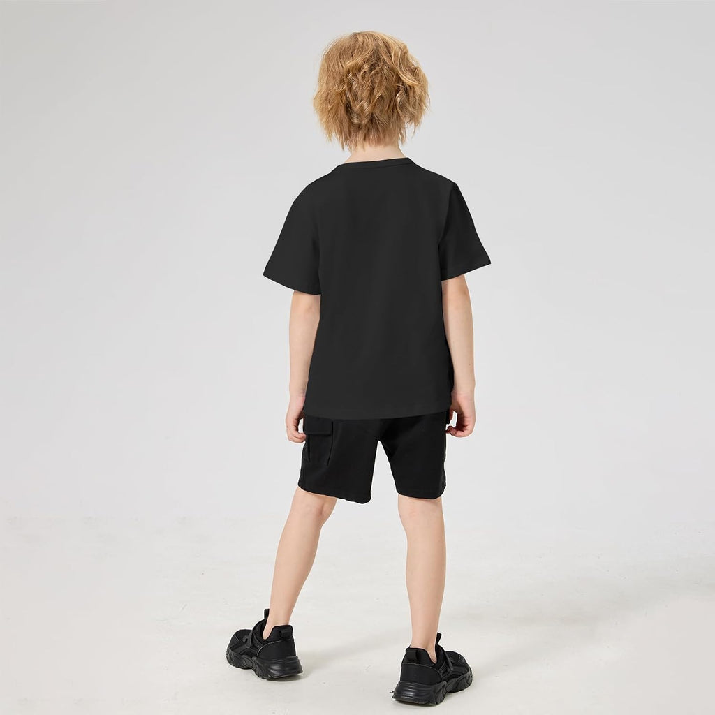Pack Boys Shirts Cotton Short Sleeve Tops Kids T Shirts for Boy