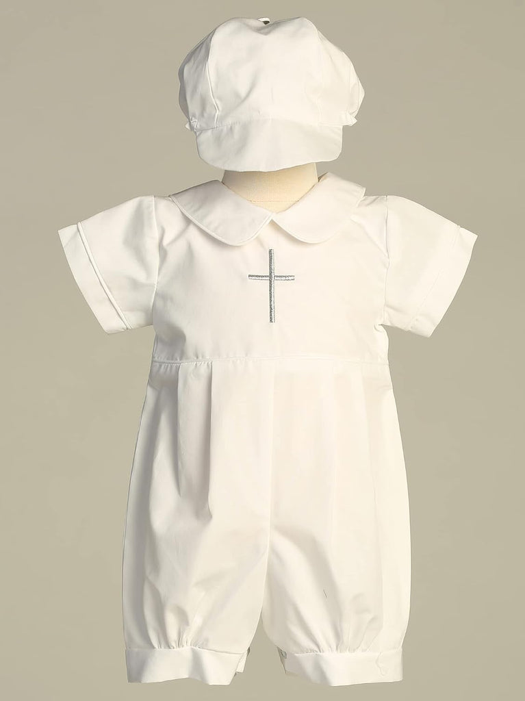 Made in USA - Blessing Baby Baptism Outfit Boy Romper - Baptismal Baby Boys' Christening Clothing
