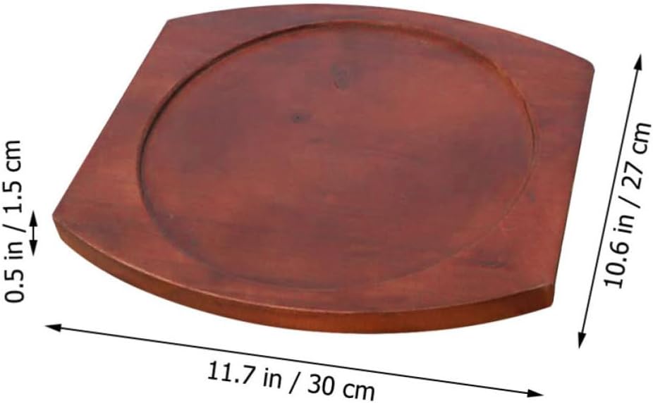 Wooden Trivet Thick Heat Resistant Pot Holder for Table