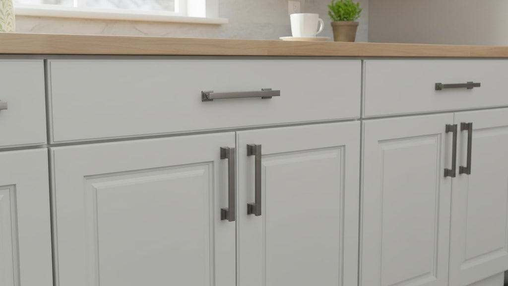 3-3/4" Brushed Black Nickel Cabinet Pulls 10 Pack, AL3061BBN