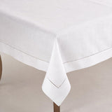 Rochester Collection Contemporary Hemstitched Polyester 90 x 90 Inch Table Cloth for Dining Table, B