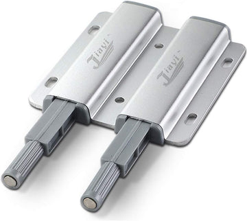 Magnetic Push Latch Heavy Duty Double Push to Open Door Latch Touch Latches Kitchen Door Push Release Latch for Drawer