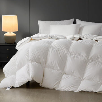 Lightweight Queen Down Comforter for Hot Sleepers & Summer
