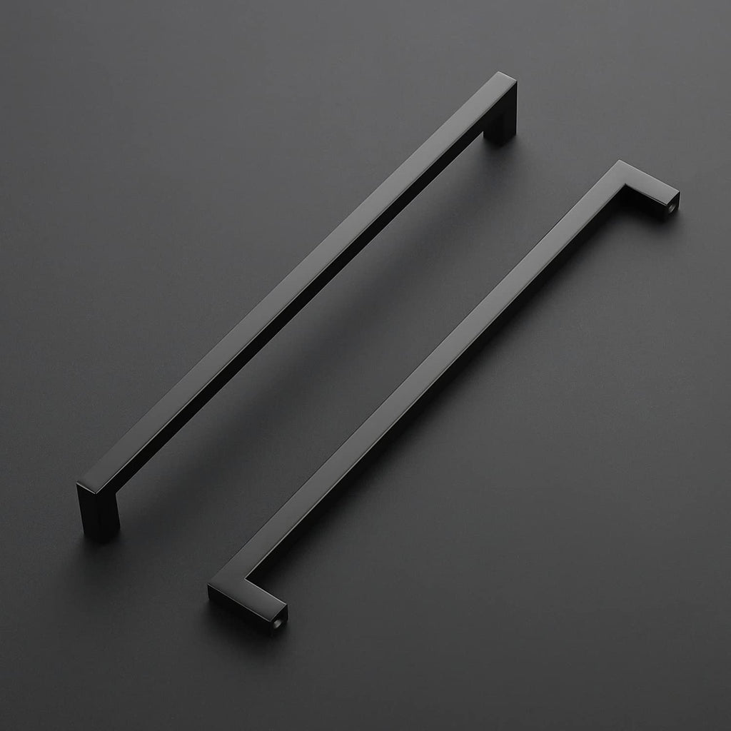 Black Cabinet Pulls, 5 Pack 11-1/3 Cabinet Handles
