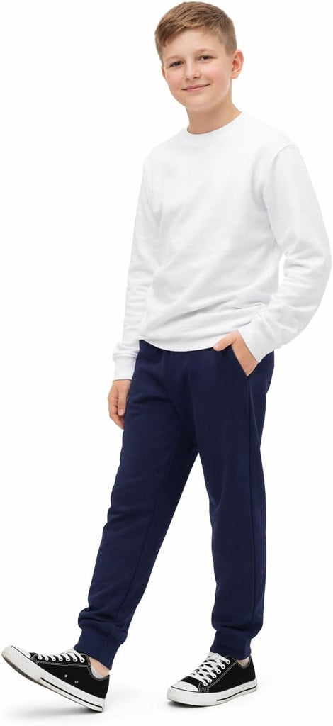 Boy' Sweatpants - 4 Pack Active Fleece Jogger Pants