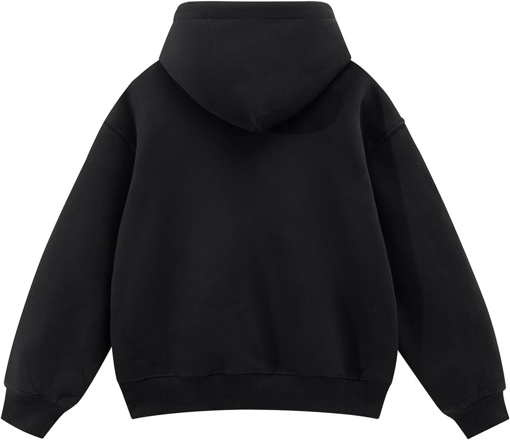 Boys and Girls Oversized Fleece Pullover Hoodies Kids Soft Hooded Sweatshirts