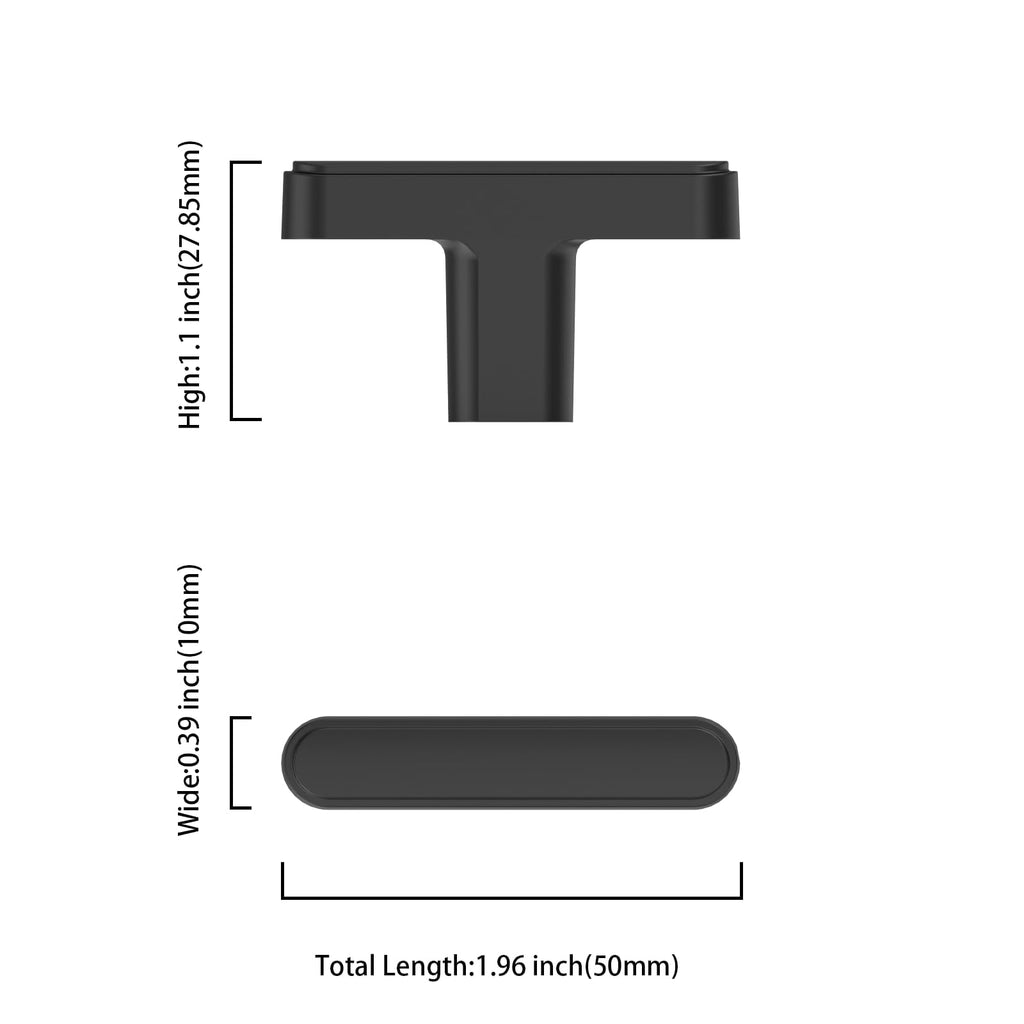 20 Pack Matte Black Cabinet Pulls Heavy-Duty Solid Kitchen Cabinet Handles Black Drawer Hardware s Cabinets