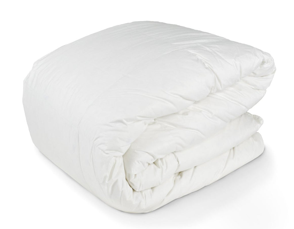 Dual Zone Couples Comforter - Warm (Thick) Side - Cool (Thin) Side, Hypoallergenic, Down Alternative, Corner Ties