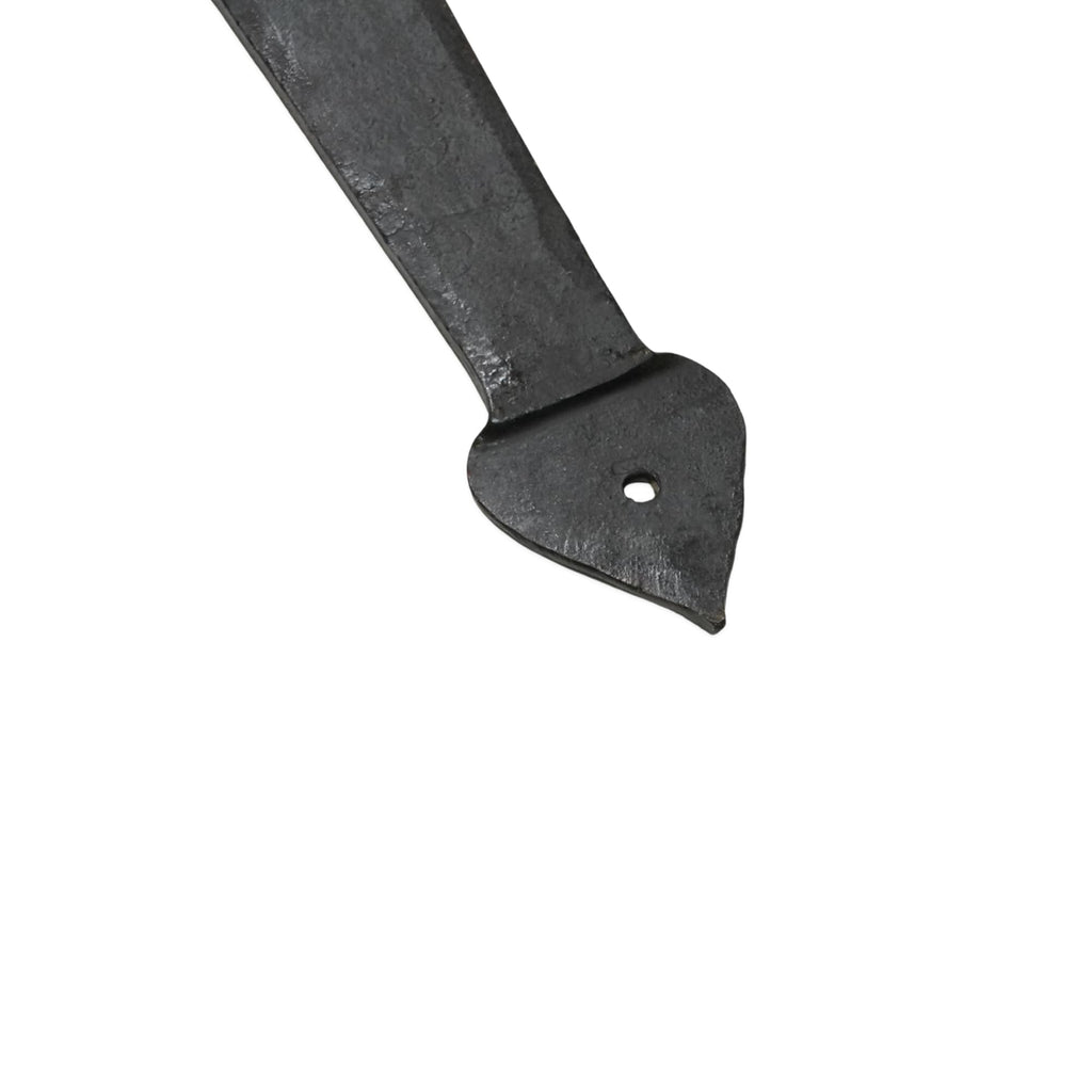 Hand Forged Tee Hinge Strap Hinge Beeswax Arrow End 6" 9" 12" 15" 18" 24" Sold in Pairs (24")