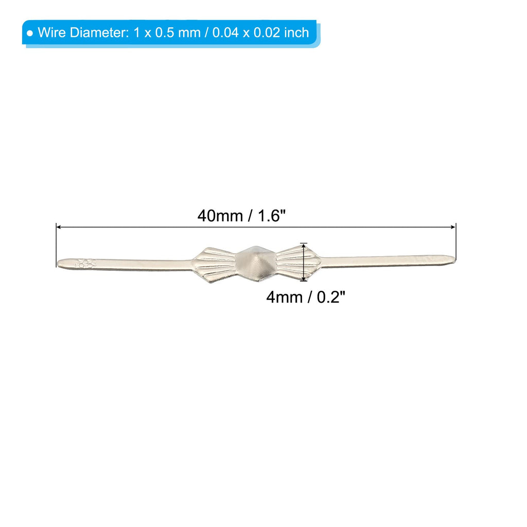 Chandelier Connector Clip 200 Pack 40mm/1.6" Length Silver