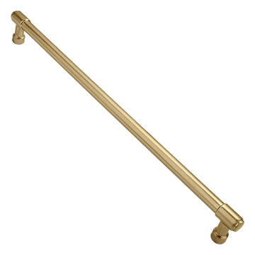 Solid Heavy Duty Jasper Pull Brushed Gold Appliance Pull 18 Inch Brushed Brass Cabinet Pulls Extra Long Kitchen
