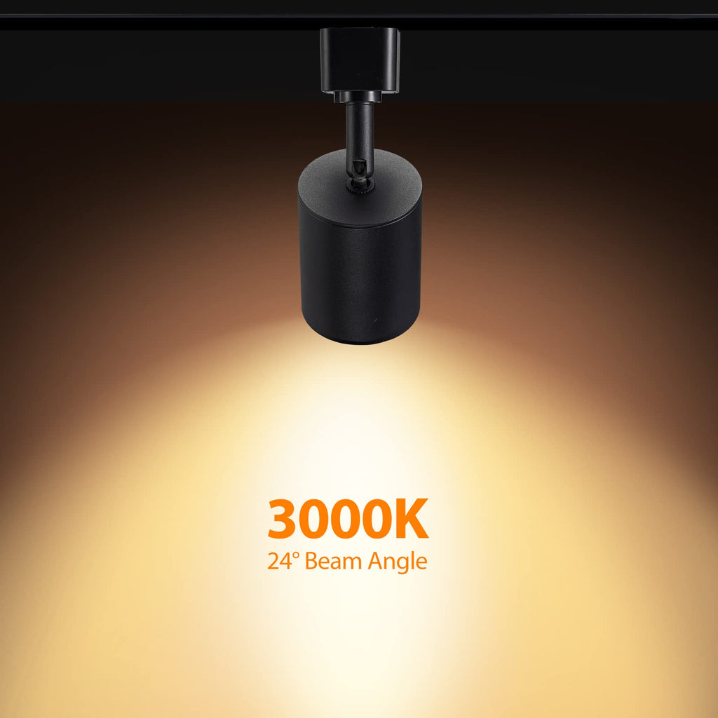 10W Dimmable LED Track Lighting Heads H Type Track Light Replacement Fixtures Bright 3000K Warm White Ceiling