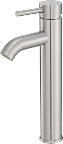 Vessel Sink Faucet Chrome Modern Tall Bathroom Faucets Single Handle One Hole Rv Vanity Lavatory Bathroom Sink Faucet