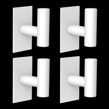 Wall Towel Hooks, Heavy Duty Sticky Holder Waterproof Towel Hooks for Hanging Coat, Clothes, Closet Hook Wall Mount