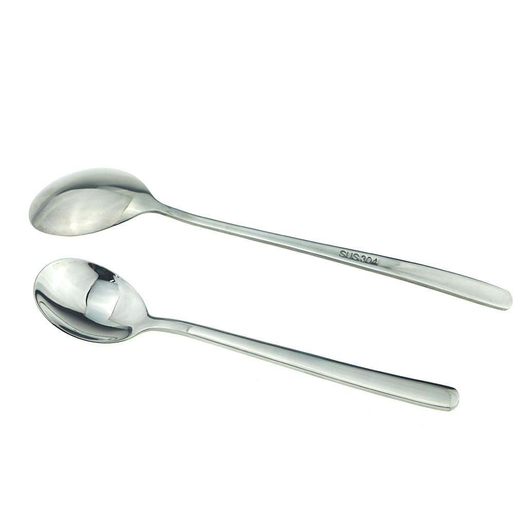 Mirror Polished Silver 20-Piece SUS304 Stainless Steel Flatware Set,Silverware Set Dinner Knife Fork Spoon Dessert