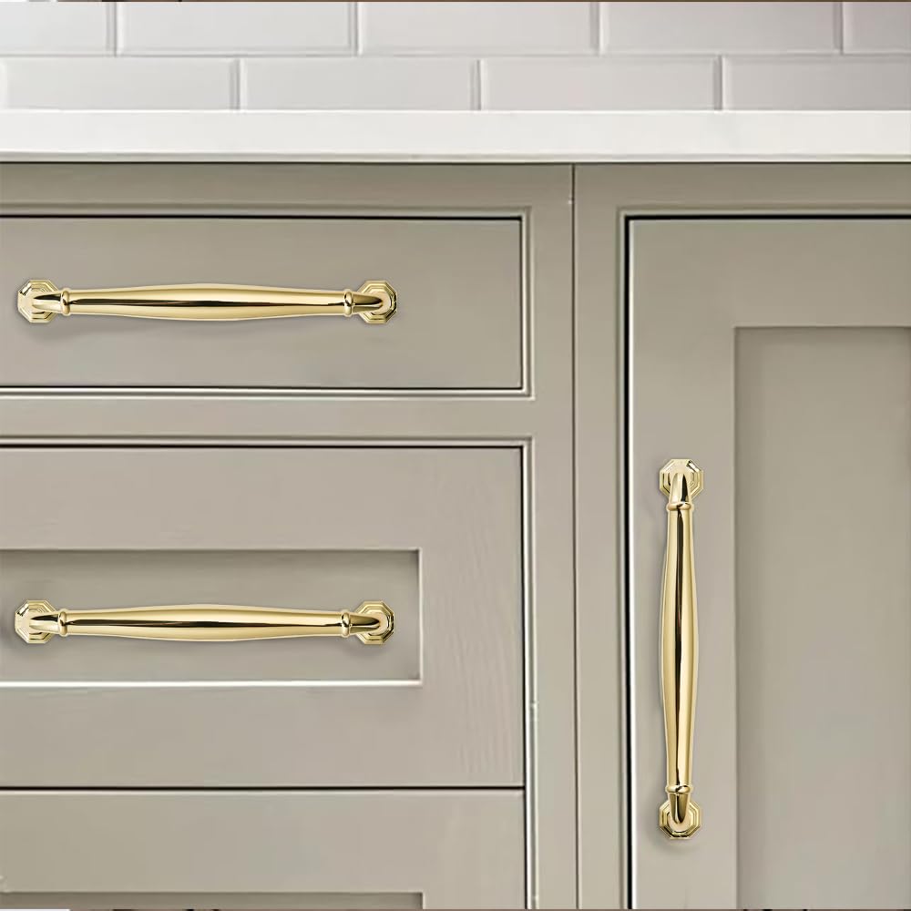 Appliance Handle Pull 18 Inch(457mm) Polished Brass Cabinet Pulls Polished Gold Cabinet Handle Heavy Duty