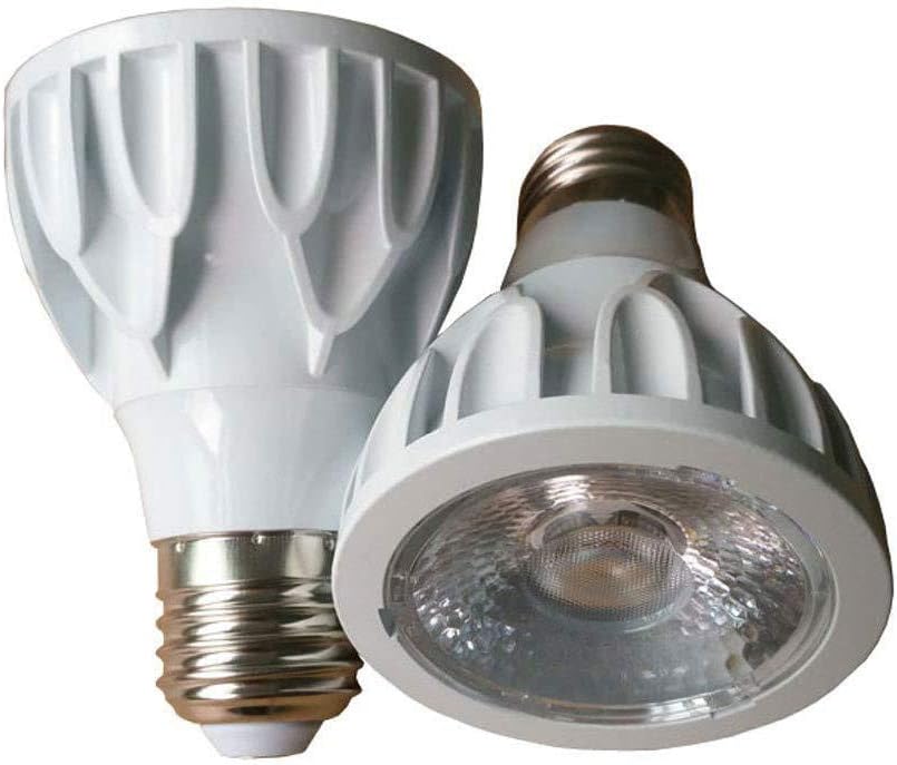 PAR20 LED Light Bulbs COB Spotlight(4 Pack) 10W AC85-265V 3000K Warm White E26 Medium Screw Base 80 Watt Equivalent