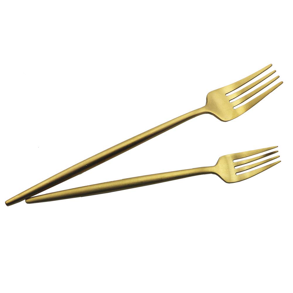 Luxury Gold Flatware, Silverware Sets, 20-piece Elegant Cute 18/10 Stainless Steel Silverware Set for Eating Home