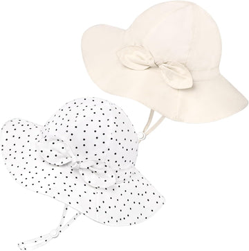 Baby Girl Sun Hat Kids Summer Beach Wide Brim Hats Toddler Bucket Hat