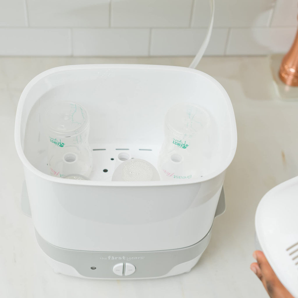 Modular Baby Bottle Sterilizer - Countertop Bottle Sterilizer - Sanitizes Baby Bottles, Baby Pacifiers, Breast Pump