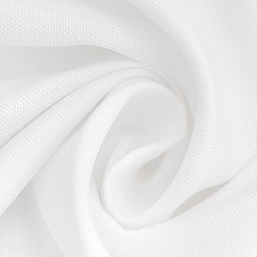 10 Pack Table 60 x 102 Inch Tablecloths for 6 Foot Rectangle Tables. Stain and Winkle Resistant Polyester Washable