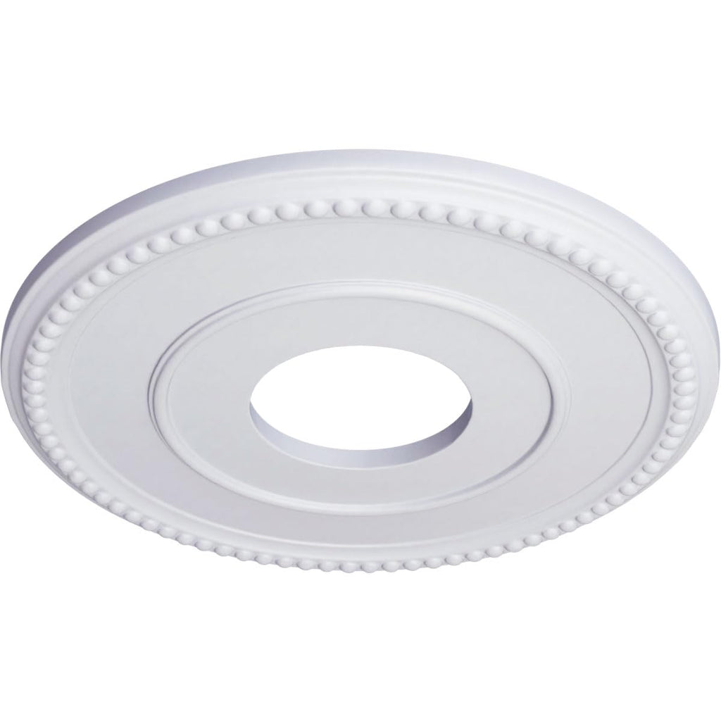 Bradford Ceiling Medallion, 12 1/2"OD x 3 7/8"ID x 3/4"P (Fits Canopies up to 6 5/8"), Primed