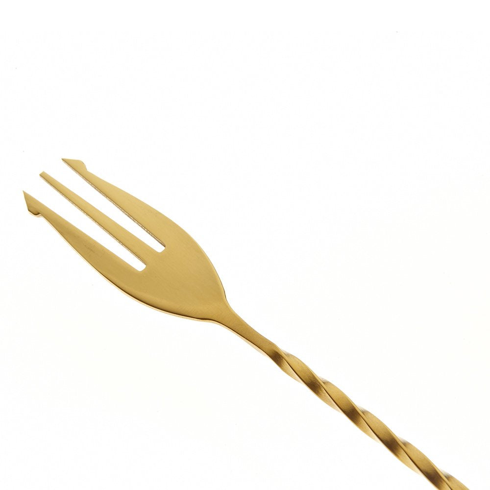 Fork Bar Spoon, End 15 3/4" (40 cm), Gold