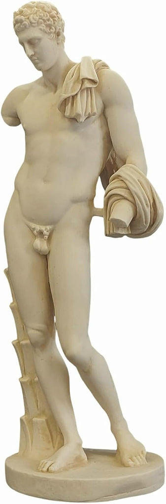 Hermes Statue Museo Pio Clementino Roman Sculpture Solid Alabaster Figurine Ancient Greek Roman Mythology Museum