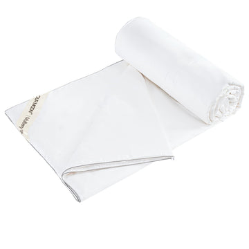 Lightweight Summer Mulberry Silk Comforter, White