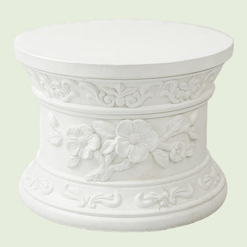Elegant Roman Column Pedestal - Magnesium Oxide Garden Planter Urns for Villas, Courtyards & Weddings, Retro Outdoor