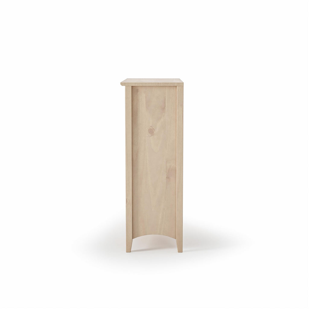 Shaker Style 3 Shelf Bookcase/Solid Wood / 36" High/Adjustable Shelving/Closed Back/Display Bookshelf, Light Oak