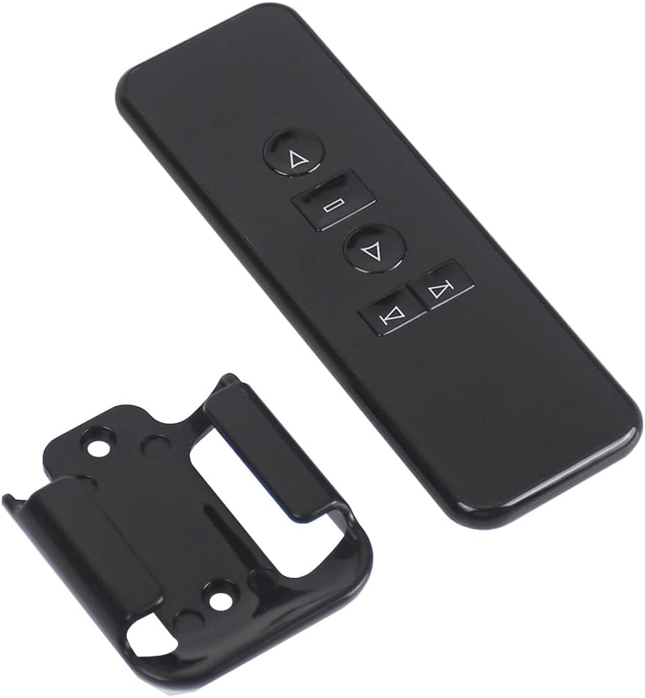 2 Channel Controller, RF433.92 Transmitter, Motorized Roller - AC123 06 Black