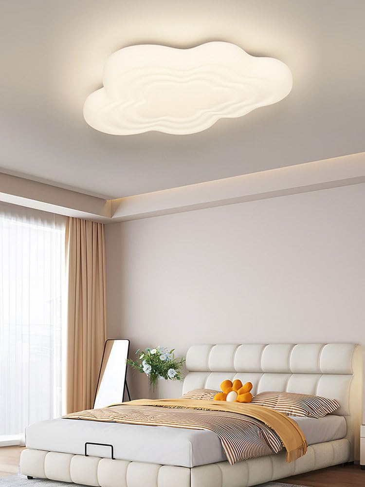 Modern LED Cloud Cartoon Flush Mount Bedroom Ceiling Light Fixtures Nordic Minimalist Star Kids Room Light Ceiling